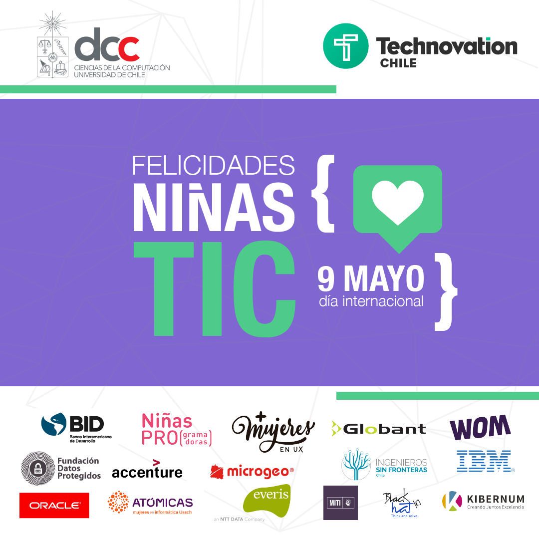 DCC será sede de la celebración del Día Internacional de las Niñas TIC / jueves 09 de mayo