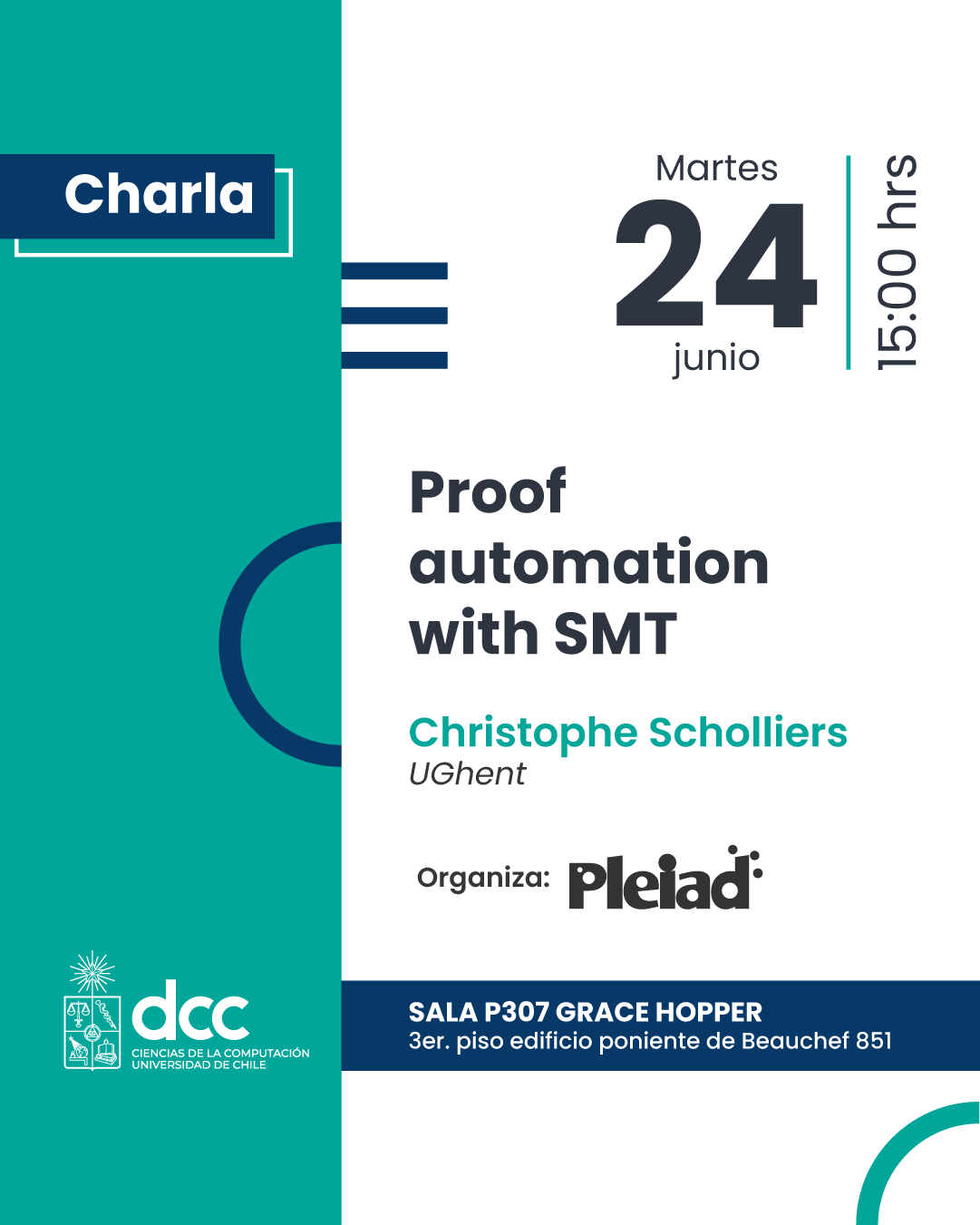 Charla: Proof automation with SMT