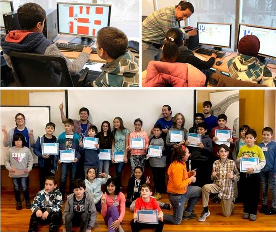 Escolares de 5° y 6° básico aprenden a programar en nueva versión de Taller de Pensamiento Computacional del DCC