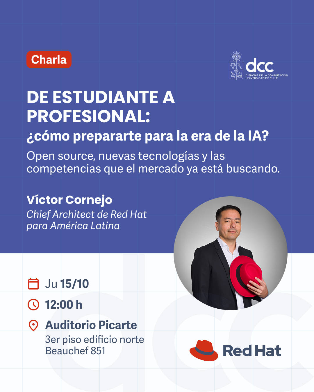 Charla: De estudiante a profesional: ¿Cómo prepararte para la era de la IA"