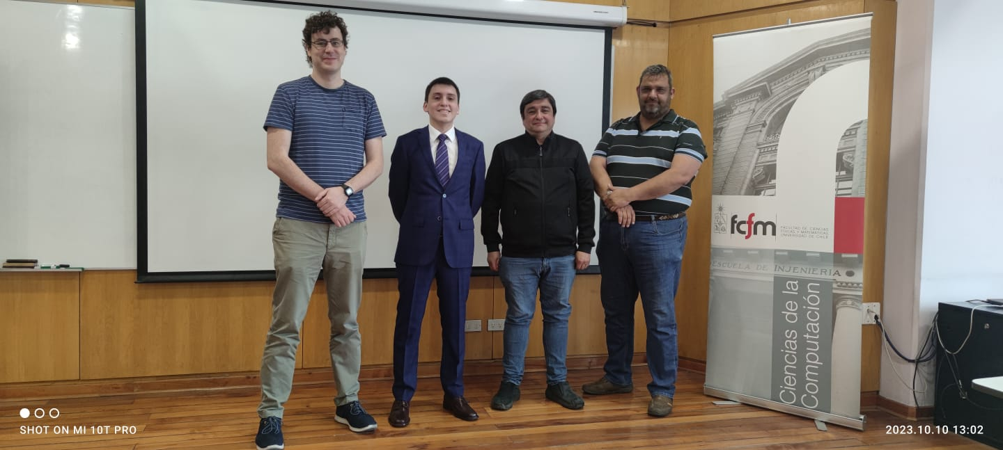 ¡Felicitaciones Cristóbal Torres, nuevo Ingeniero Civil en Computación!