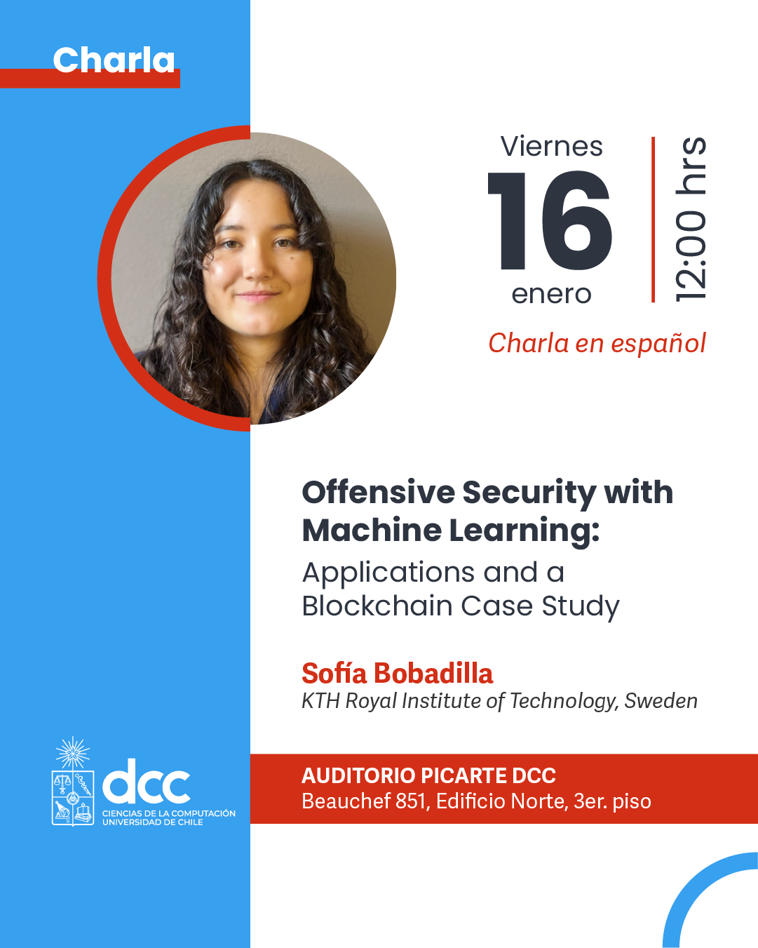 Charla: "Offensive Security with Machine Learning: Applications and a Blockchain Case Study"