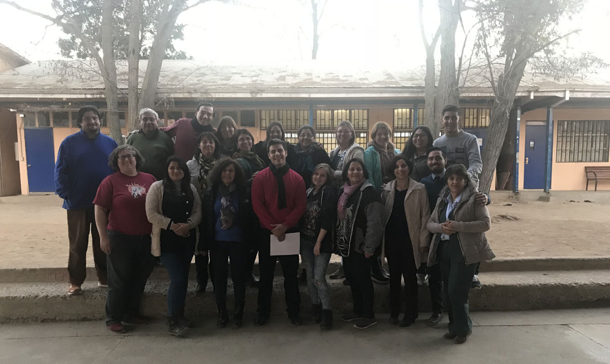 21 profesores del Colegio Santa Inés de la comuna de Las Cabras aprendieron sobre pensamiento computacional.