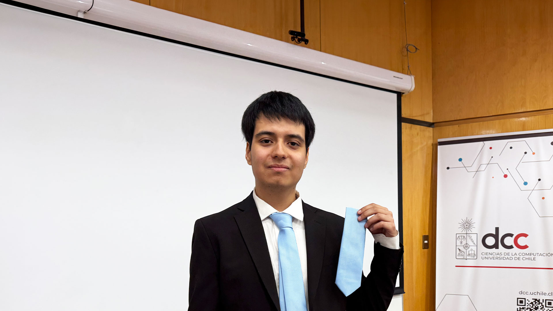 ¡Felicitaciones Diego García, nuevo Magíster en Ciencias e ingeniero civil en computación!