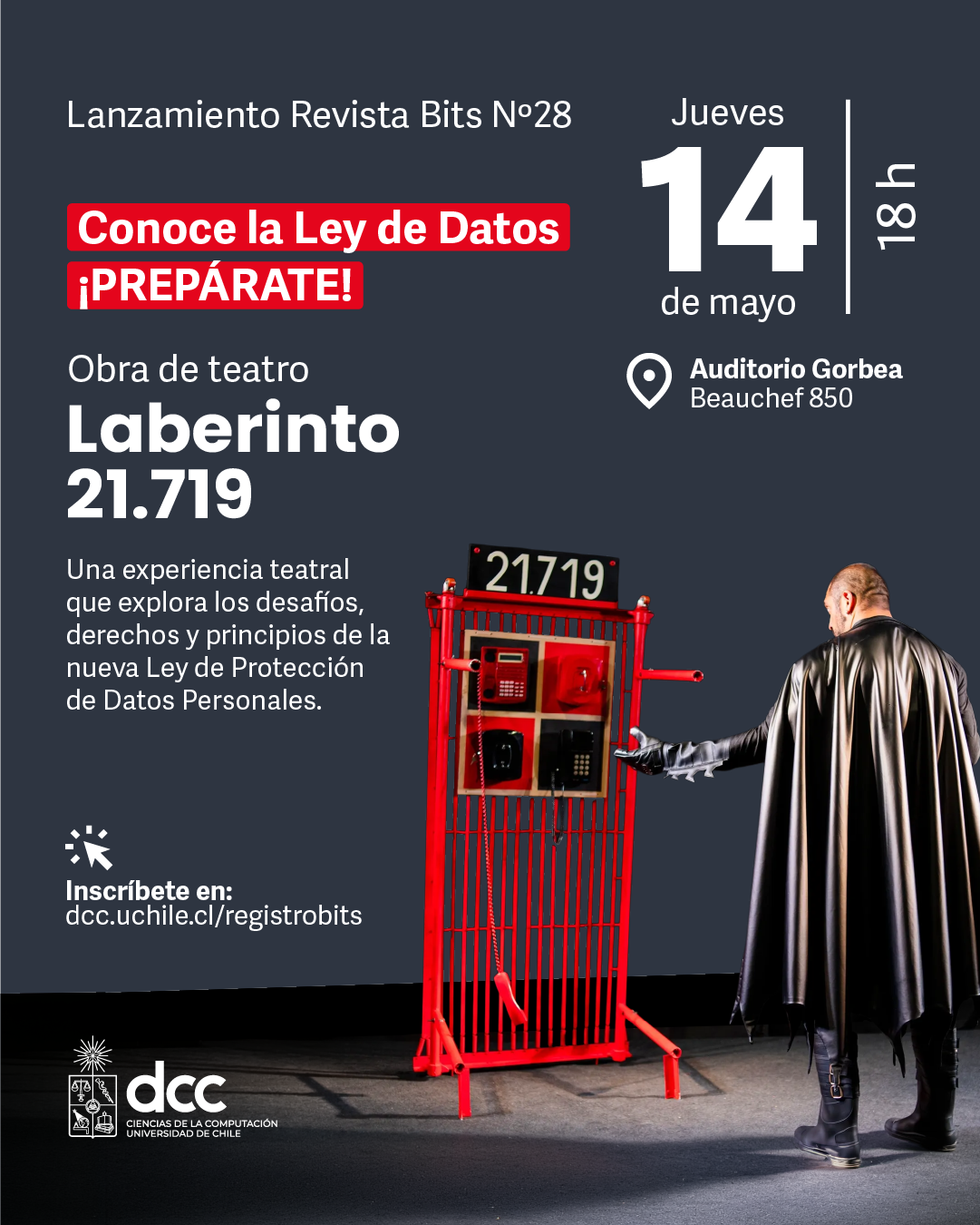 Lanzamiento Revista Bits + obra de teatro “Laberinto 21.719”