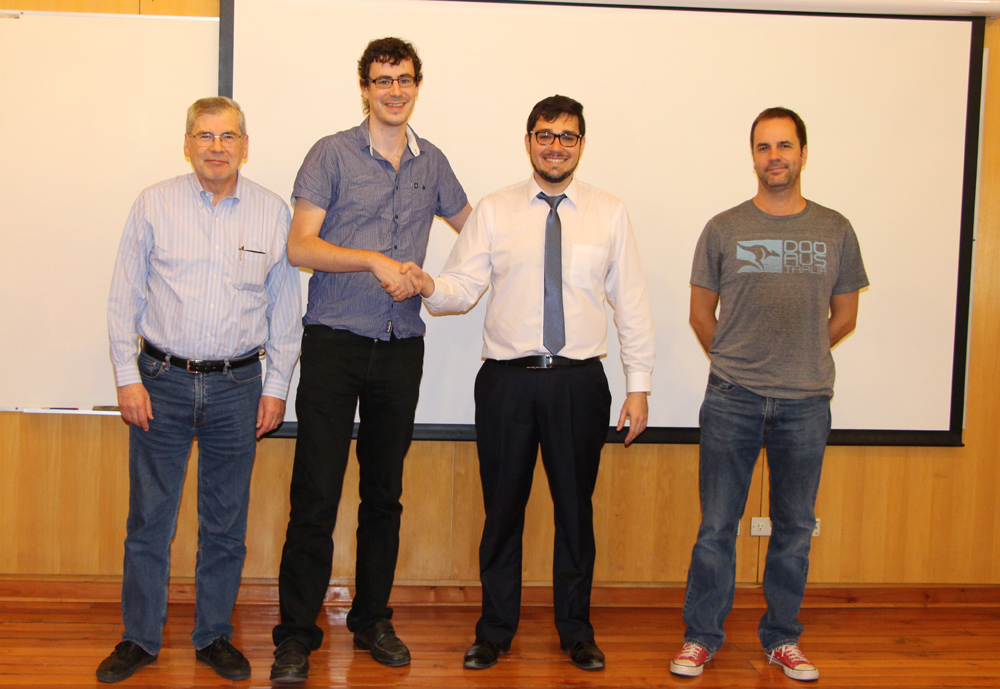 ¡Felicitamos a Francisco Pulgar!  Nuestro nuevo Ingeniero Civil en Computación.