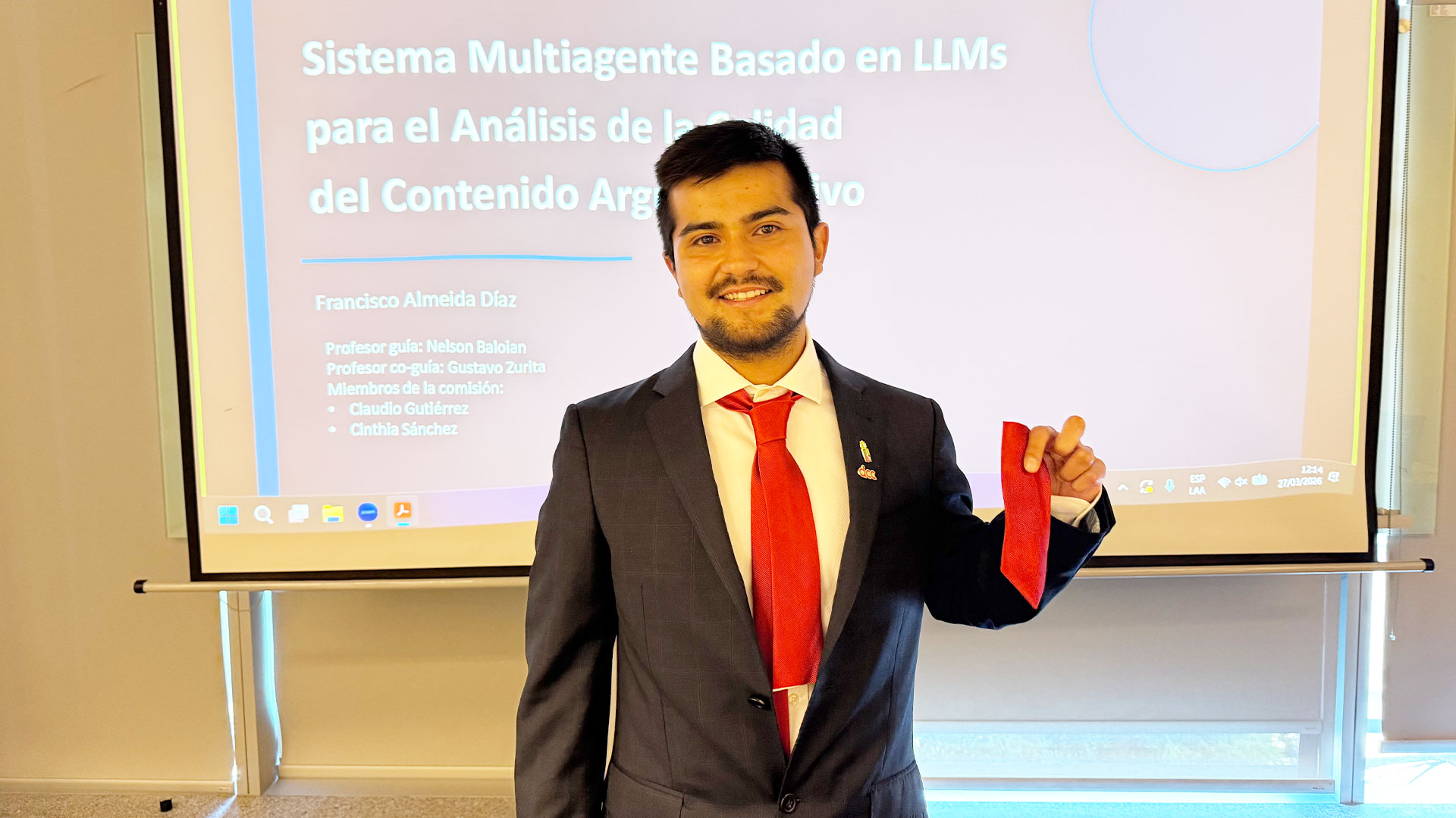 ¡Felicitaciones Francisco Almeida, nuevo ingeniero civil en computación!