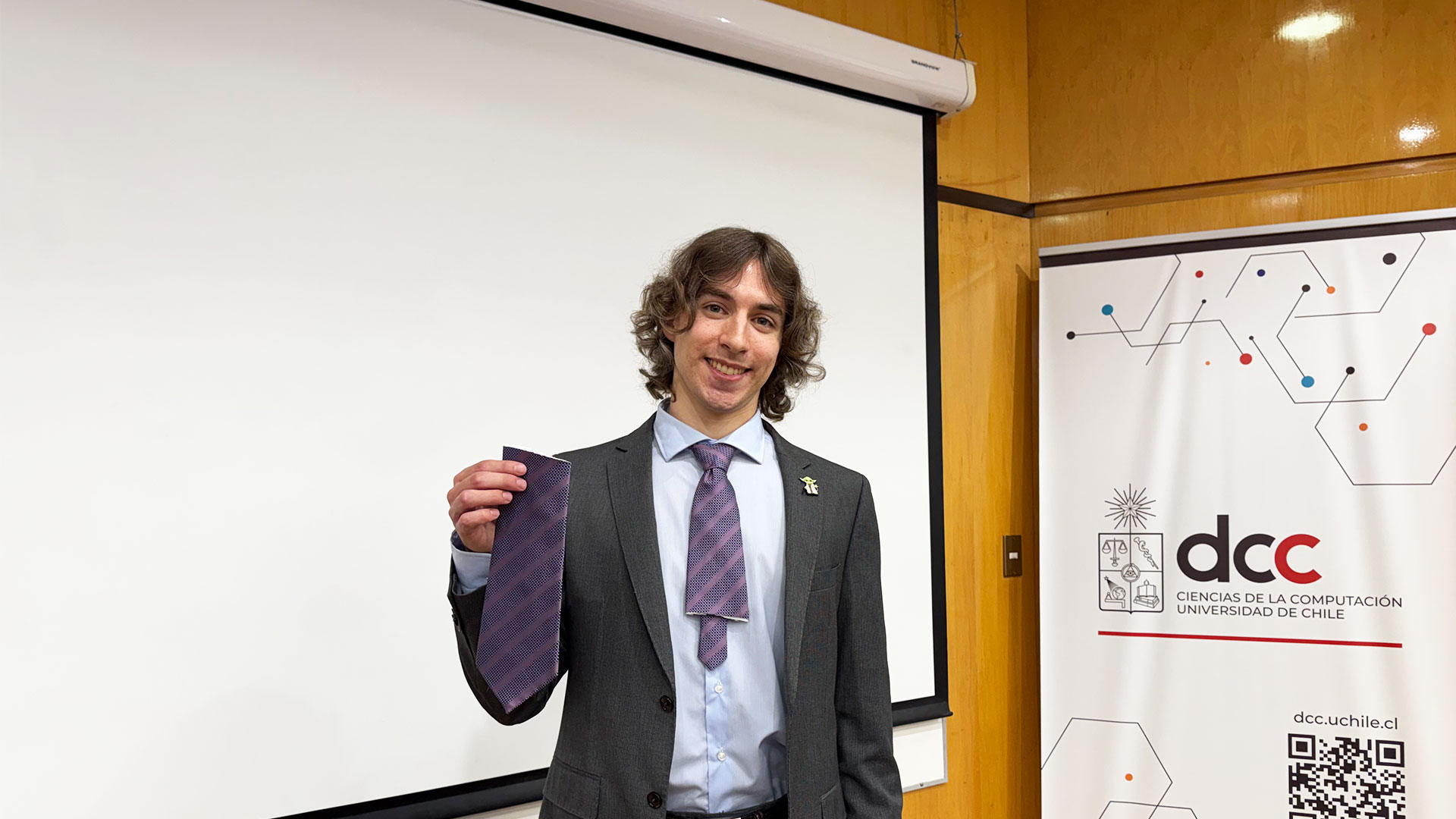 ¡Felicitaciones Gaspar Ricci, nuevo magíster e ingeniero civil en computación!