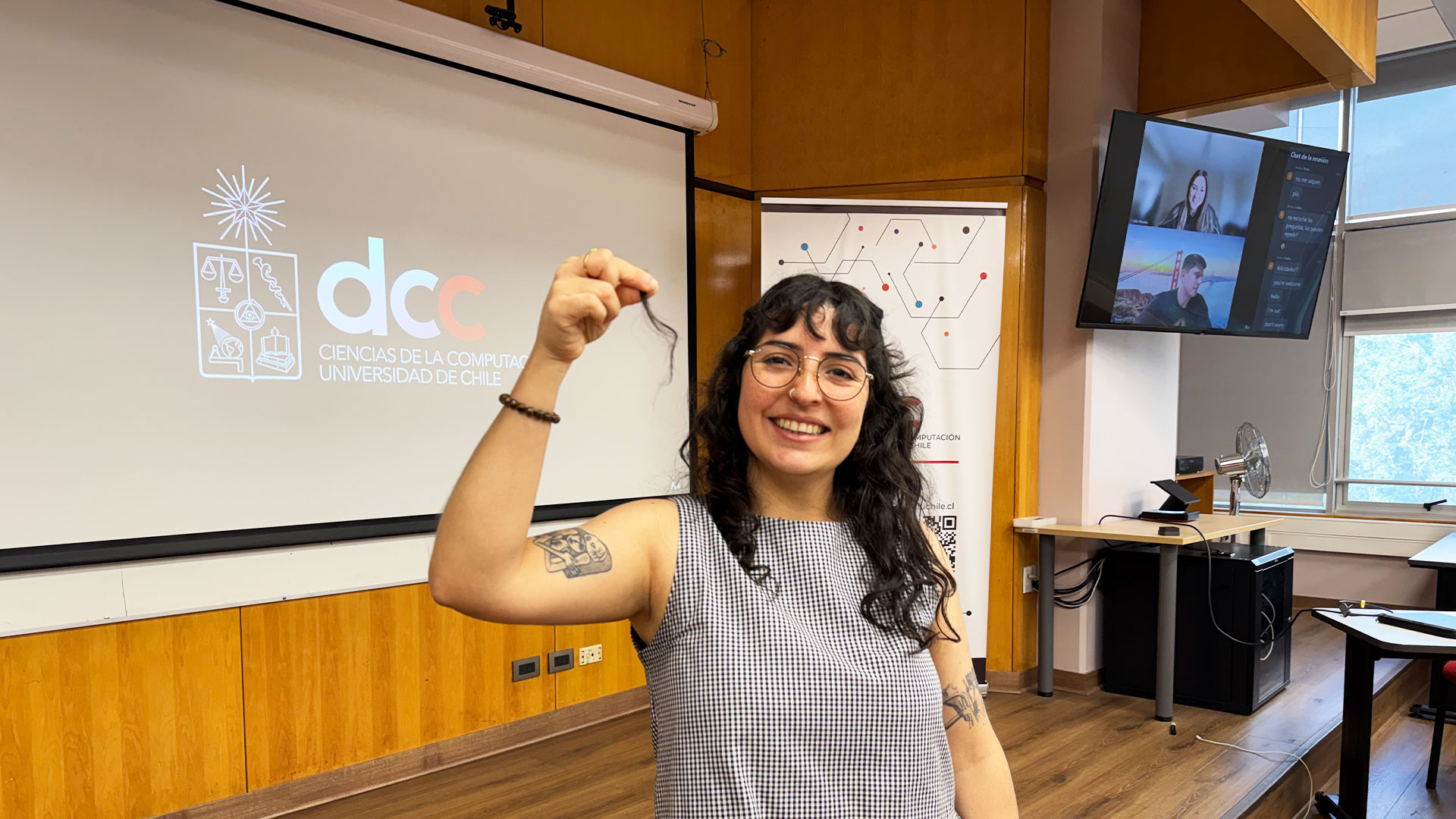 ¡Felicitaciones María Jesús Mellado, nueva ingeniera civil en computación!