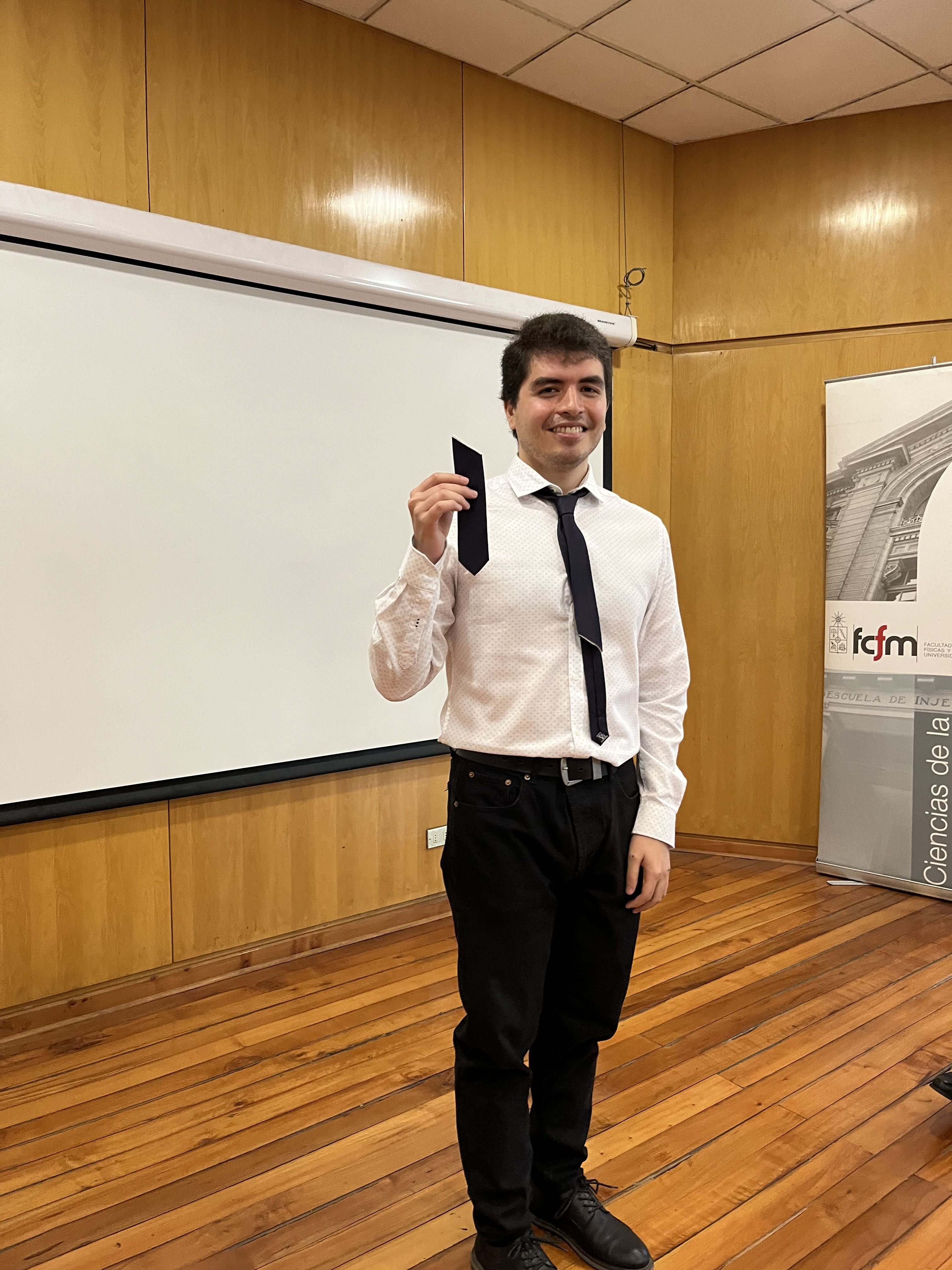 ¡Felicitaciones Matías Seda, nuevo ingeniero civil en computación!