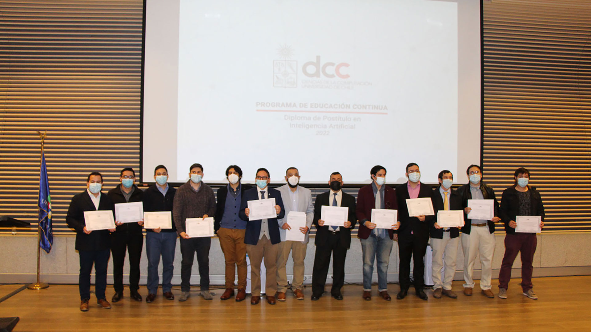 Programa de Educación Continua del DCC graduó a profesionales que cursaron el Diploma de Postítulo en Inteligencia Artificial