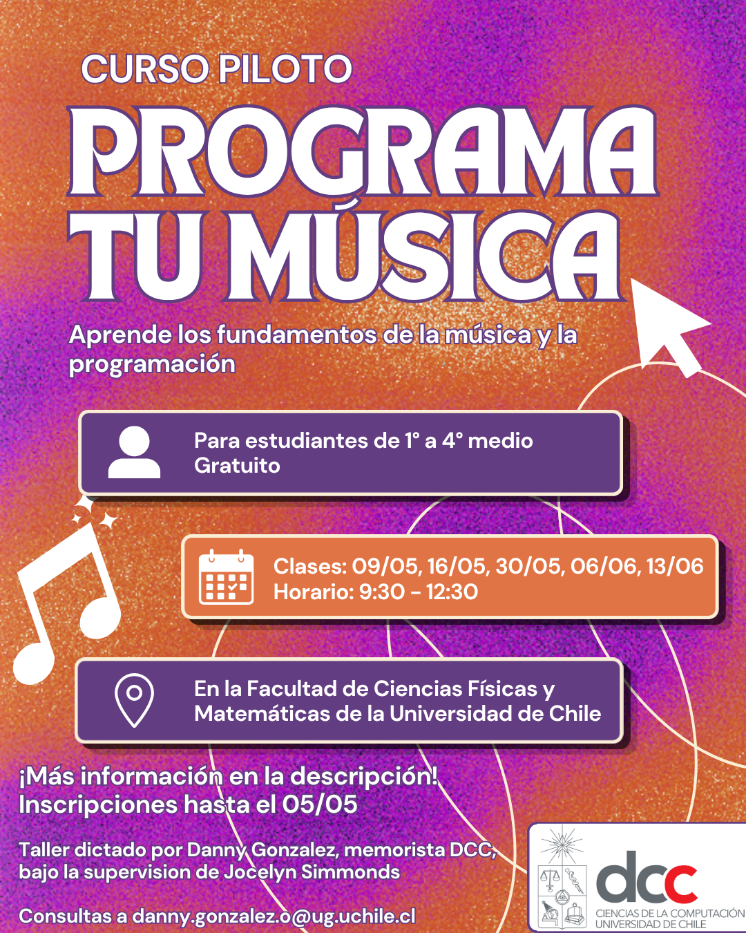 Curso para escolares "Programa tu música"