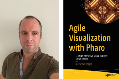 "Agile Visualization with Pharo”, se titula el nuevo libro del profesor Alexandre Bergel, publicado por la editorial Apress, que se centra en la herramienta de visualización llamada Roassal.